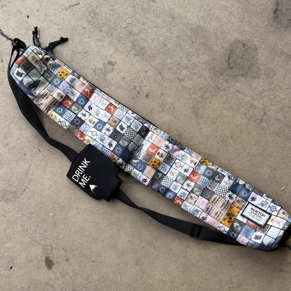 Burton Patchwork Beeracuda Bag with Black Strap